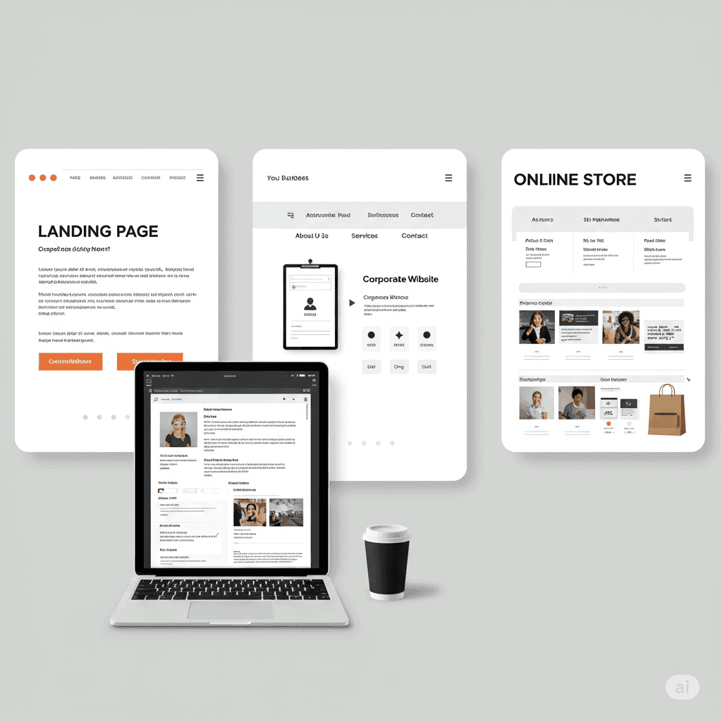 Structure of a conversion-focused landing page: hero, offer, benefits and call to action