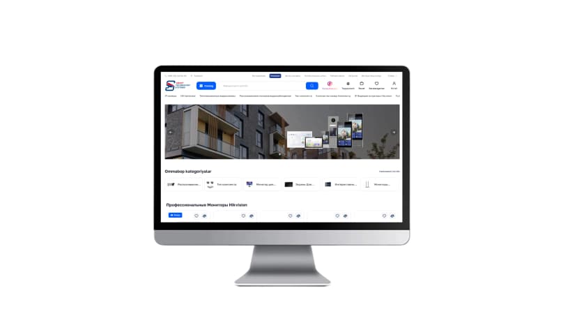 E-commerce веб-сайт под ключ - Innosoft tomonidan ishlab chiqilgan e-commerce loyihasi
