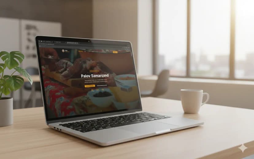 Polov Samarqand — сайт ресторана — Innosoft