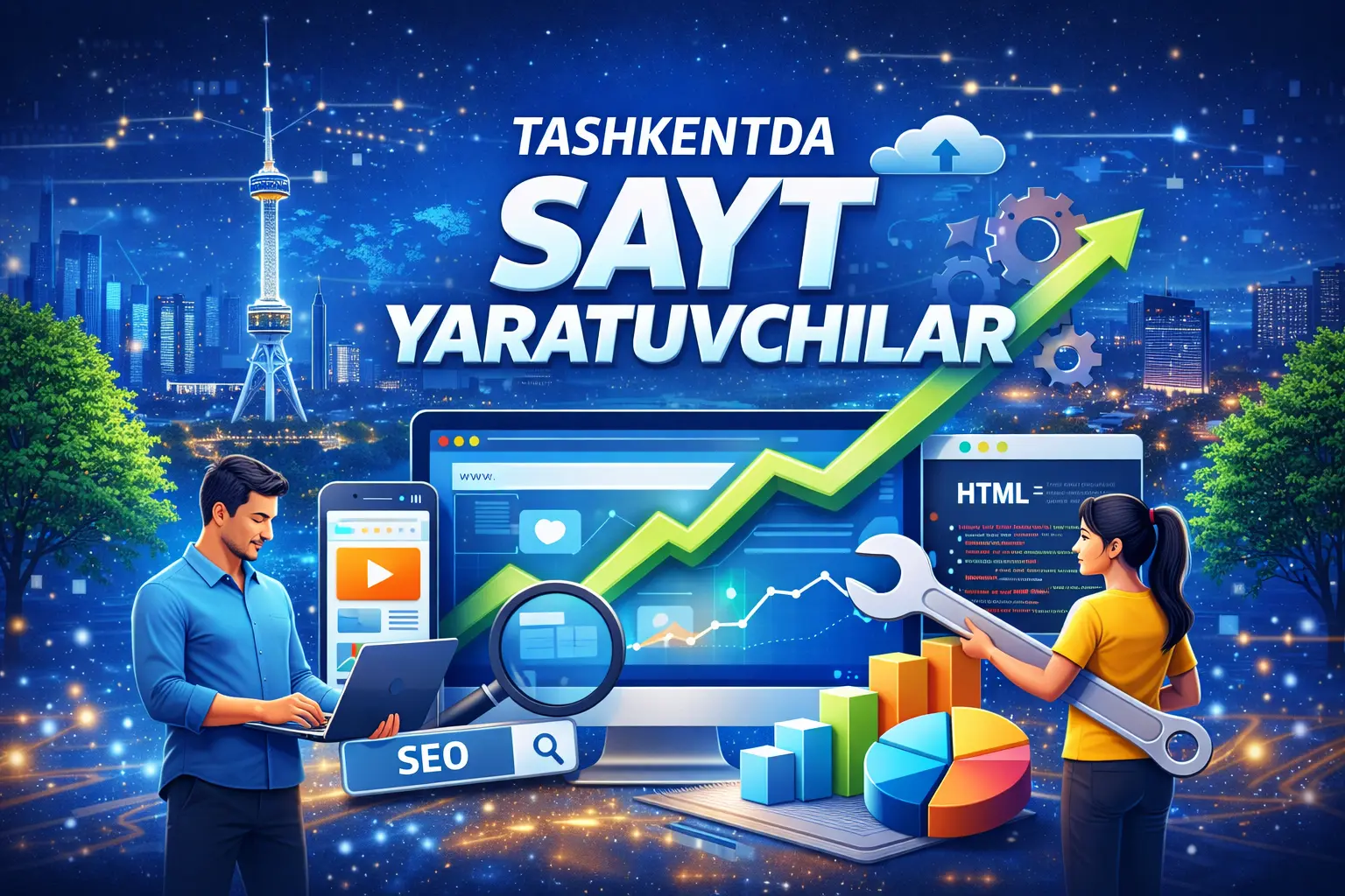Tashkentda sayt yaratuvchilar 2025